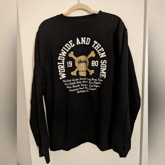 NWOT Men's Stussy Sweatshirt Size XL - Picture 2 of 5